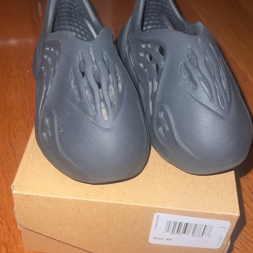 Yeezy Charcoal Slip-On Footwear